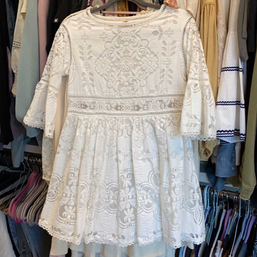Spell Clover Lace mini dress Small